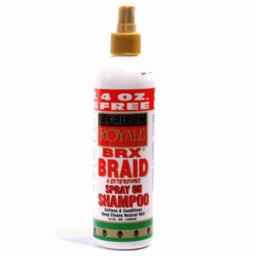 African Royale Brx Braid Spray On Shampoo 12oz
